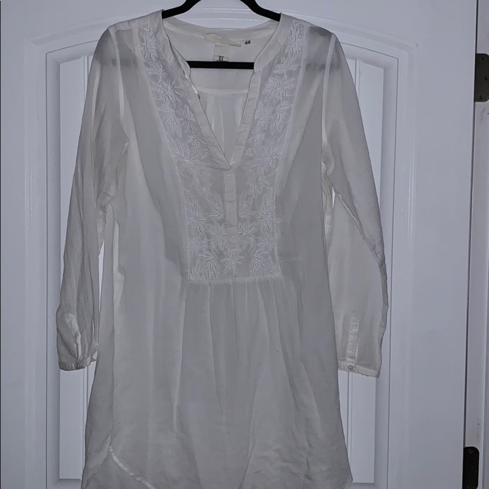 White Flower Dress